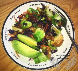 Energy Boosting Brussels Sprouts, Red Cabbage, & Carrots Saute'