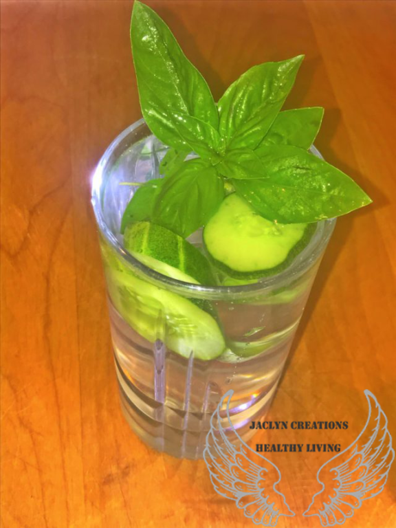 Toxin Releasing Cucumber Basil Water