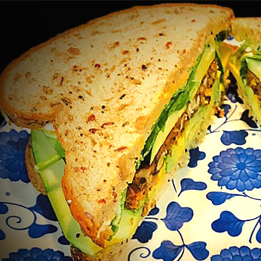 Hearty Vegan Bean Patty Sandwich (Gluten-Free)