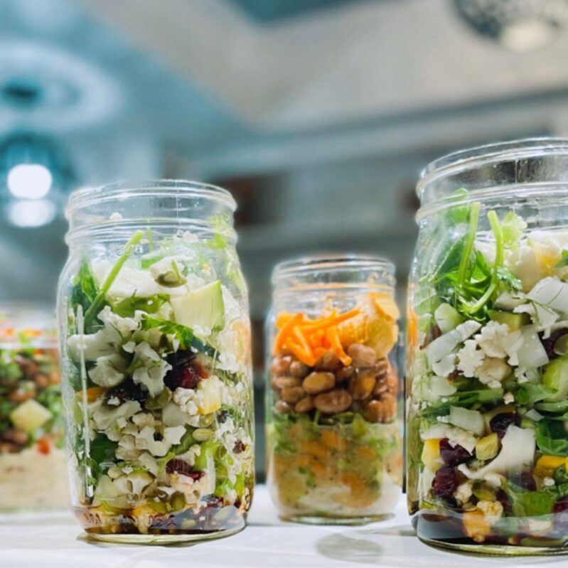 Meal Prep Mexicana Mason Jar Salads - Smart Nutrition with Jessica
