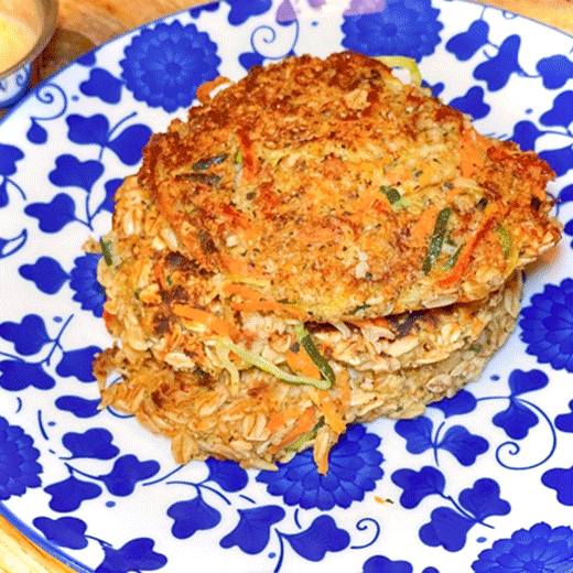 Gluten-Free Zucchini and Carrot Fritters
